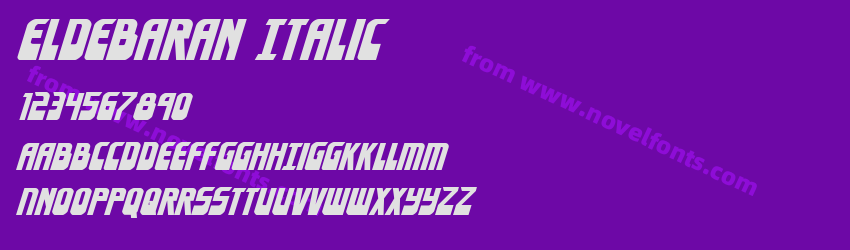 Eldebaran ItalicPreview Eldebaran ItalicPreview