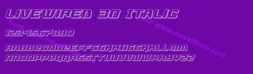 Livewired 3D ItalicPreview