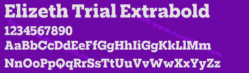 Elizeth Trial ExtraboldPreview Elizeth Trial ExtraboldPreview