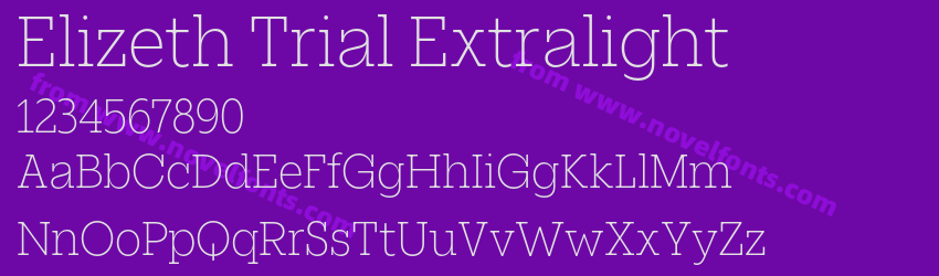 Elizeth Trial ExtralightPreview Elizeth Trial ExtralightPreview