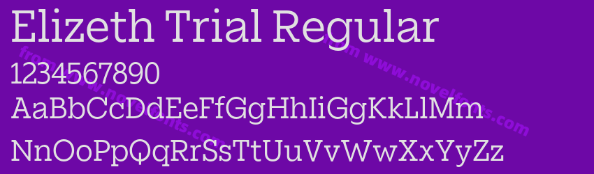 Elizeth Trial RegularPreview Elizeth Trial RegularPreview