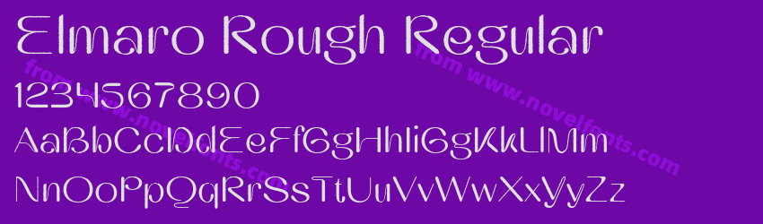 Elmaro Rough RegularPreview Elmaro Rough RegularPreview