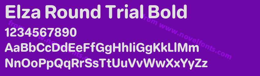Elza Round Trial BoldPreview Elza Round Trial BoldPreview