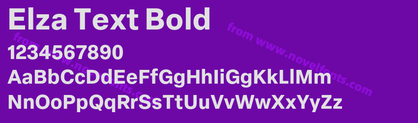 Elza Text BoldPreview Elza Text BoldPreview