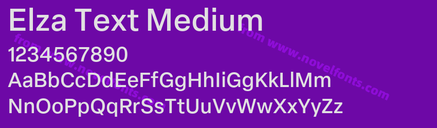 Elza Text MediumPreview Elza Text MediumPreview