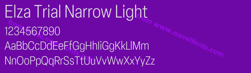 Elza Trial Narrow LightPreview Elza Trial Narrow LightPreview
