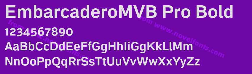 EmbarcaderoMVB Pro BoldPreview EmbarcaderoMVB Pro BoldPreview