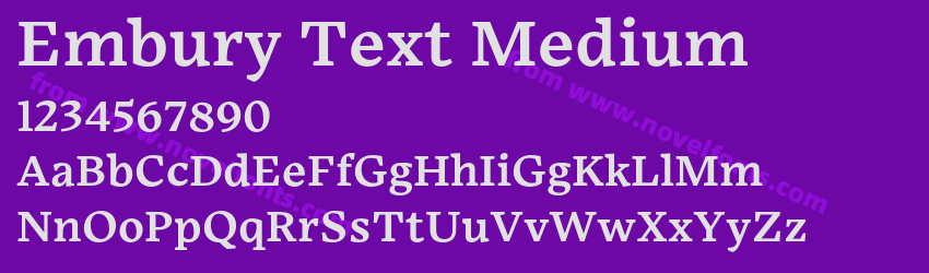 Embury Text MediumPreview Embury Text MediumPreview