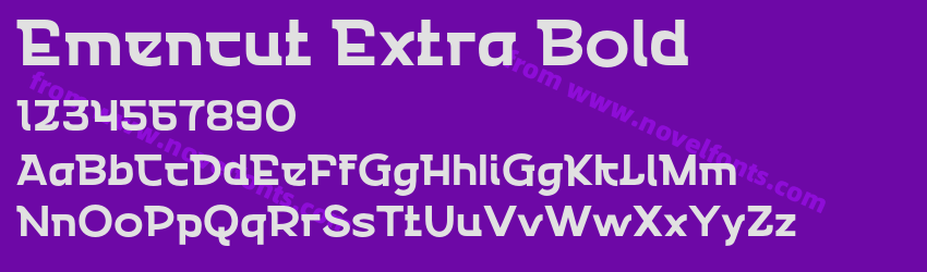 Emencut Extra BoldPreview Emencut Extra BoldPreview