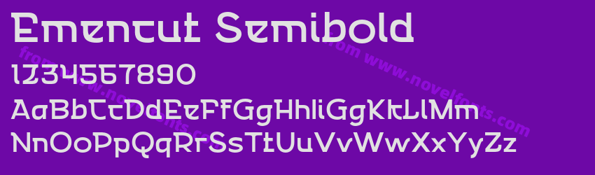 Emencut SemiboldPreview Emencut SemiboldPreview