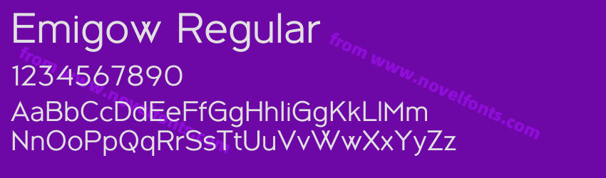 Emigow RegularPreview Emigow RegularPreview