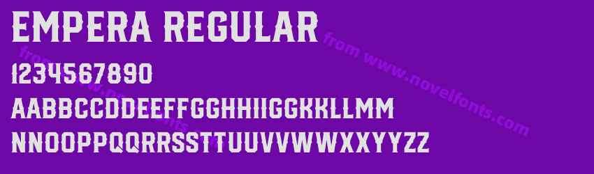 Empera RegularPreview Empera RegularPreview