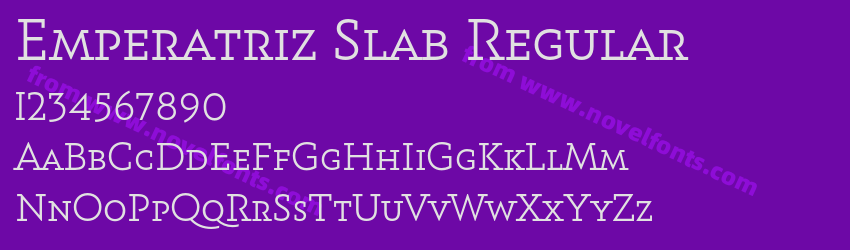 Emperatriz Slab RegularPreview Emperatriz Slab RegularPreview