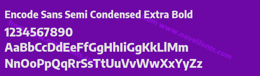 Encode Sans Semi Condensed Extra BoldPreview Encode Sans Semi Condensed Extra BoldPreview