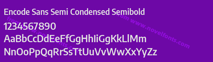 Encode Sans Semi Condensed SemiboldPreview Encode Sans Semi Condensed SemiboldPreview