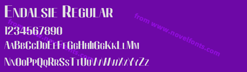 Endalsie RegularPreview Endalsie RegularPreview