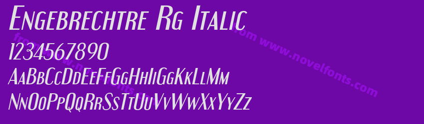 Engebrechtre Rg ItalicPreview Engebrechtre Rg ItalicPreview