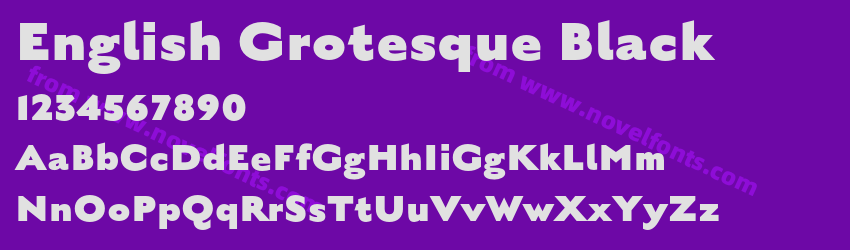 English Grotesque BlackPreview English Grotesque BlackPreview