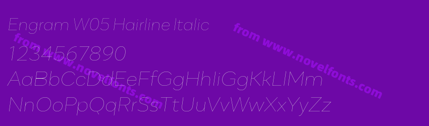 Engram W05 Hairline ItalicPreview Engram W05 Hairline ItalicPreview