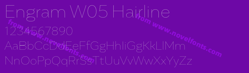 Engram W05 HairlinePreview Engram W05 HairlinePreview