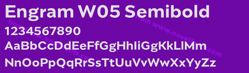 Engram W05 SemiboldPreview Engram W05 SemiboldPreview