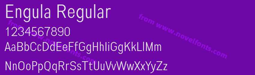 Engula RegularPreview Engula RegularPreview