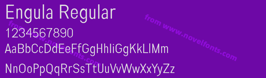 Engula RegularPreview Engula RegularPreview