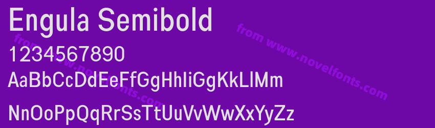 Engula SemiboldPreview Engula SemiboldPreview