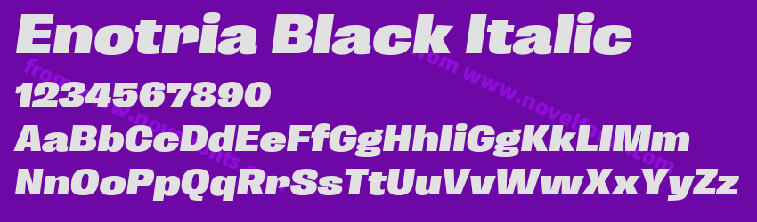 Enotria Black ItalicPreview Enotria Black ItalicPreview