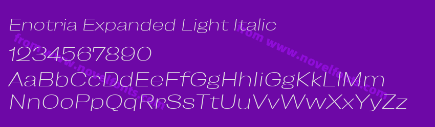 Enotria Expanded Light ItalicPreview Enotria Expanded Light ItalicPreview
