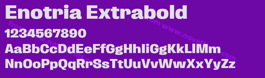 Enotria ExtraboldPreview Enotria ExtraboldPreview