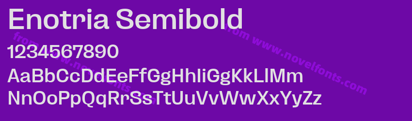 Enotria SemiboldPreview Enotria SemiboldPreview