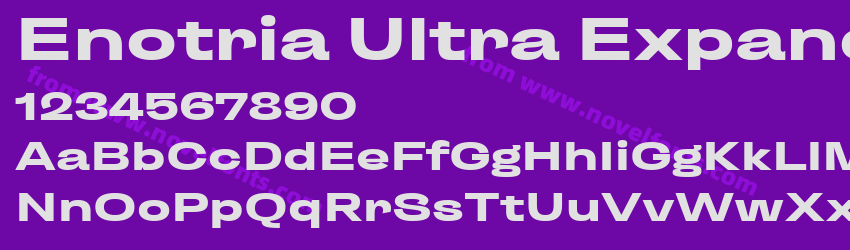 Enotria Ultra Expand BoldPreview Enotria Ultra Expand BoldPreview