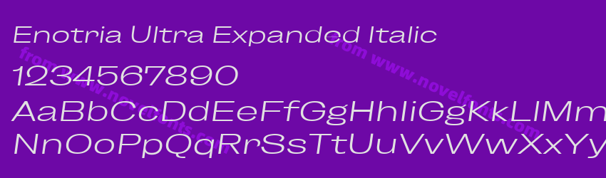Enotria Ultra Expanded ItalicPreview Enotria Ultra Expanded ItalicPreview