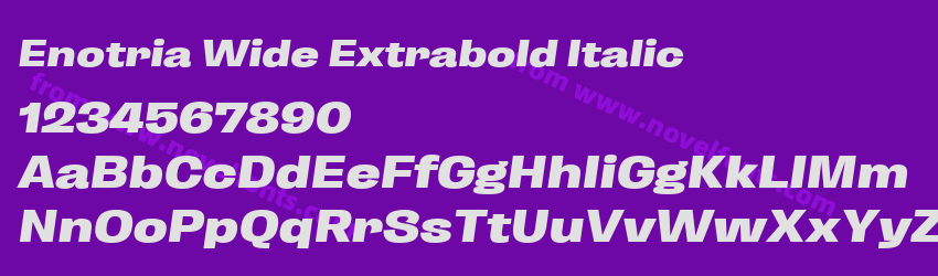 Enotria Wide Extrabold ItalicPreview Enotria Wide Extrabold ItalicPreview