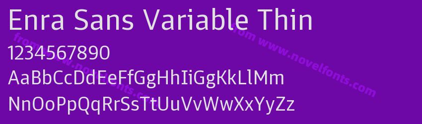 Enra Sans Variable ThinPreview Enra Sans Variable ThinPreview