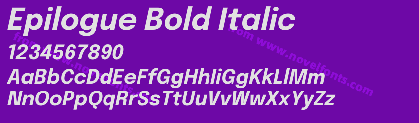 Epilogue Bold ItalicPreview Epilogue Bold ItalicPreview