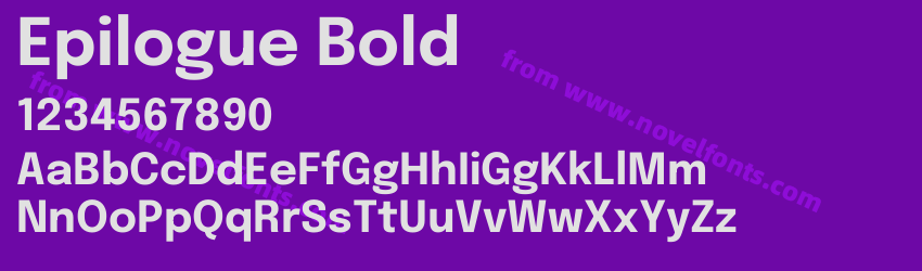 Epilogue BoldPreview Epilogue BoldPreview