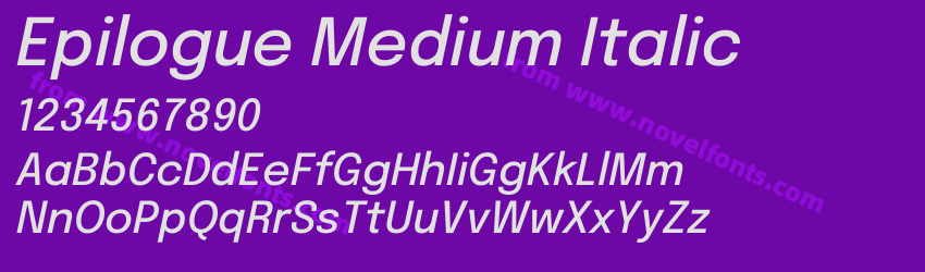 Epilogue Medium ItalicPreview Epilogue Medium ItalicPreview