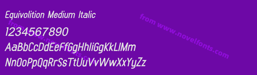 Equivolition Medium ItalicPreview Equivolition Medium ItalicPreview
