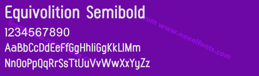 Equivolition SemiboldPreview Equivolition SemiboldPreview