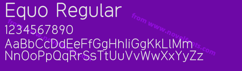 Equo RegularPreview Equo RegularPreview