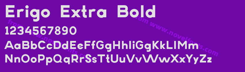 Erigo Extra BoldPreview Erigo Extra BoldPreview
