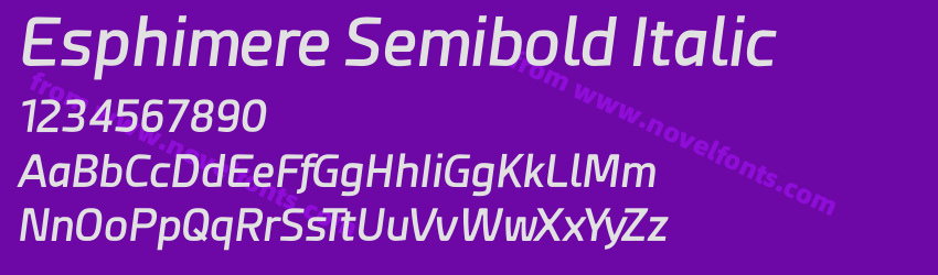 Esphimere Semibold ItalicPreview Esphimere Semibold ItalicPreview