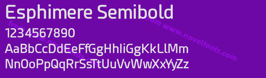 Esphimere SemiboldPreview Esphimere SemiboldPreview