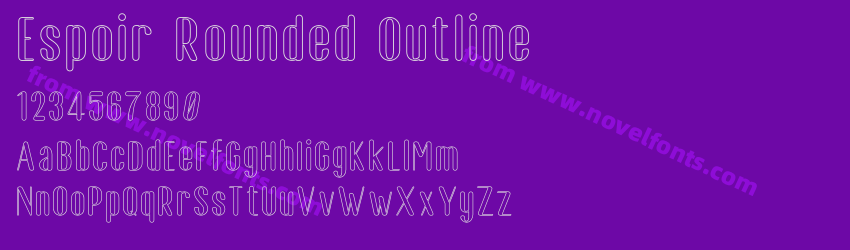Espoir Rounded OutlinePreview Espoir Rounded OutlinePreview