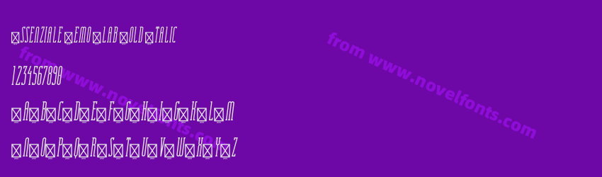 Essenziale Demo Slab Bold ItalicPreview Essenziale Demo Slab Bold ItalicPreview