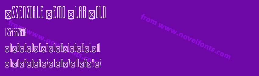 Essenziale Demo Slab BoldPreview Essenziale Demo Slab BoldPreview
