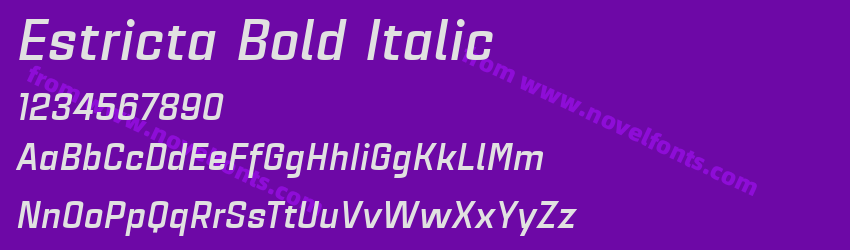 Estricta Bold ItalicPreview Estricta Bold ItalicPreview
