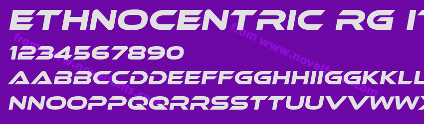 Ethnocentric Rg ItalicPreview Ethnocentric Rg ItalicPreview